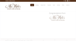 Desktop Screenshot of mchalescatering.com