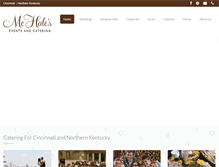 Tablet Screenshot of mchalescatering.com